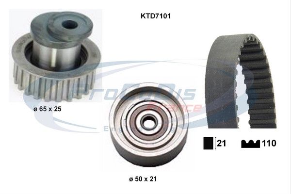 PROCODIS FRANCE Hammasrihma komplekt KTD7101